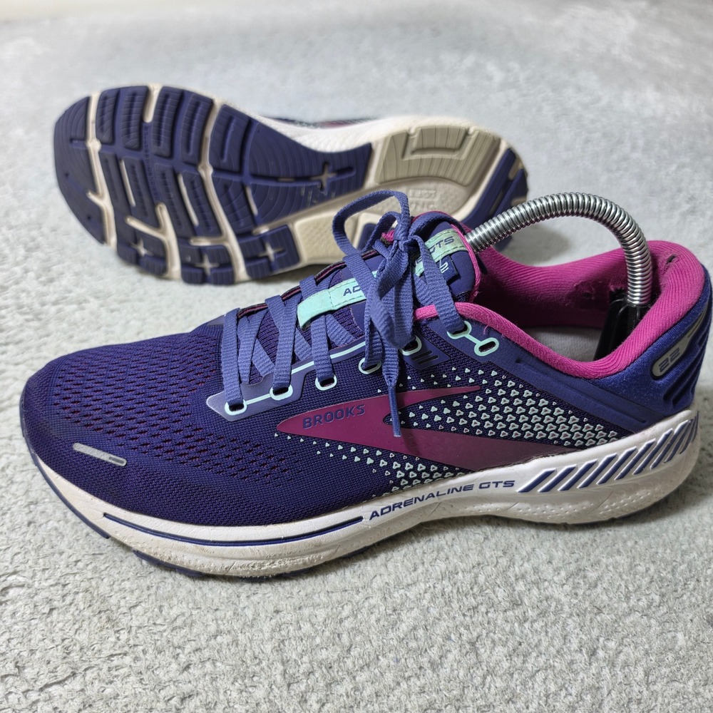 Brooks Adrenaline GTS 22 Women Size‎ 11 Purple Running Shoes 1203531B403